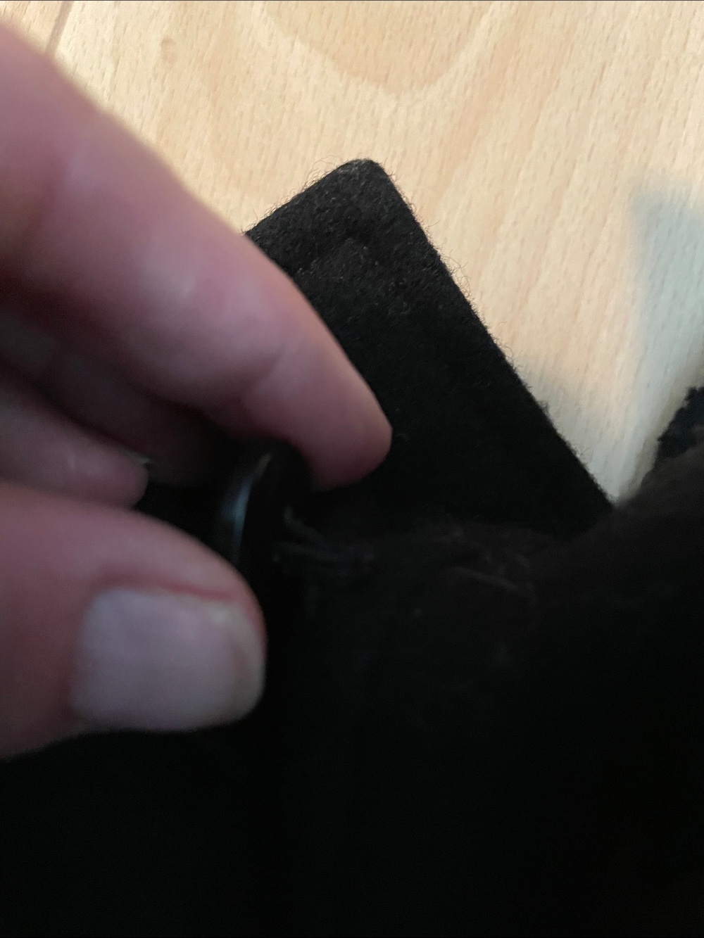 Le Chateau Black Wool Coat with removable hood - Picture 13 of 13